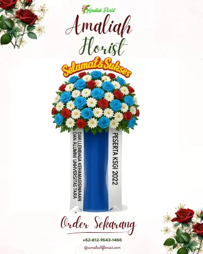 Standing Flower di Balikpapan Sport & Convention Center (dome)
